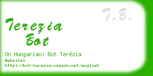 terezia bot business card